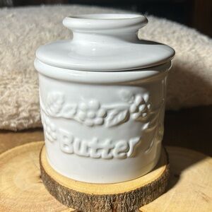 The Original Butter Bell crock 2006 by L. Tremain, Inc. white ceramic